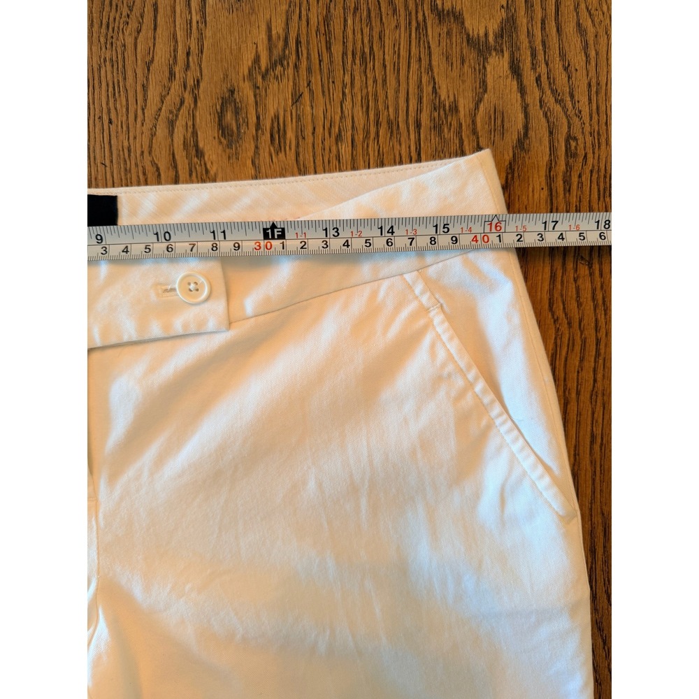 VTG Y2K Victoria's Secret Body‎ by Victoria The Kate Fit White Wide Leg Pants 8 - Picture 6 of 7
